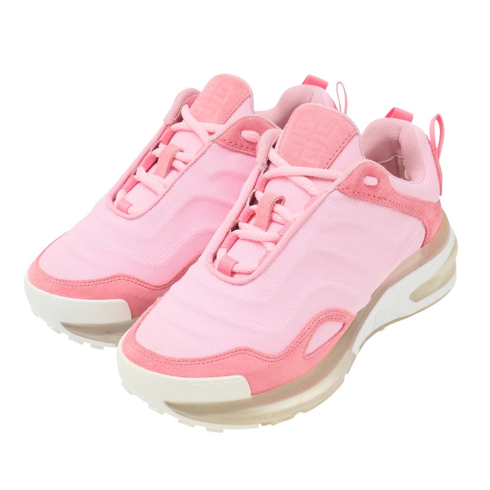 Givenchy Sneakers Giv 1 Light Runner: Gender: Women Brand: GIVENCHY Item: sneakers Model: FR0271 Gender: Women Color: Pink type Material: polyester Accessories: None Notation Size: 35 / US size?5 Shoe Size Chart Size: cm (approx.): JP siz