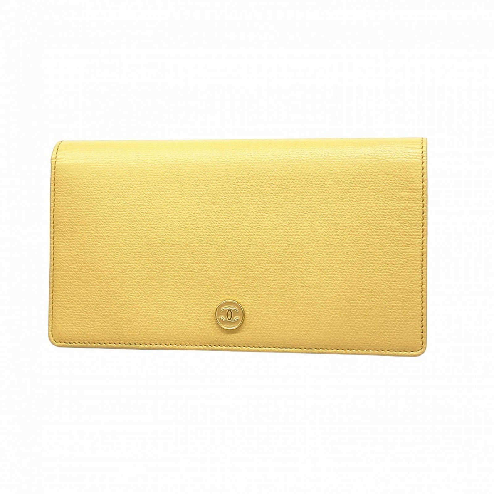 Chanel Coco Button Leather Long Wallet Beige: Brand: Chanel Type: Long Wallet (Bi-Fold) Gender: Women Material: Leather Color: Beige Size (Hxwxd): 10cm x 18.5cm x 2cm / 3.93'' x 7.28'' x 0.78'' Condition: Used (good), Traces of usage, scratches /