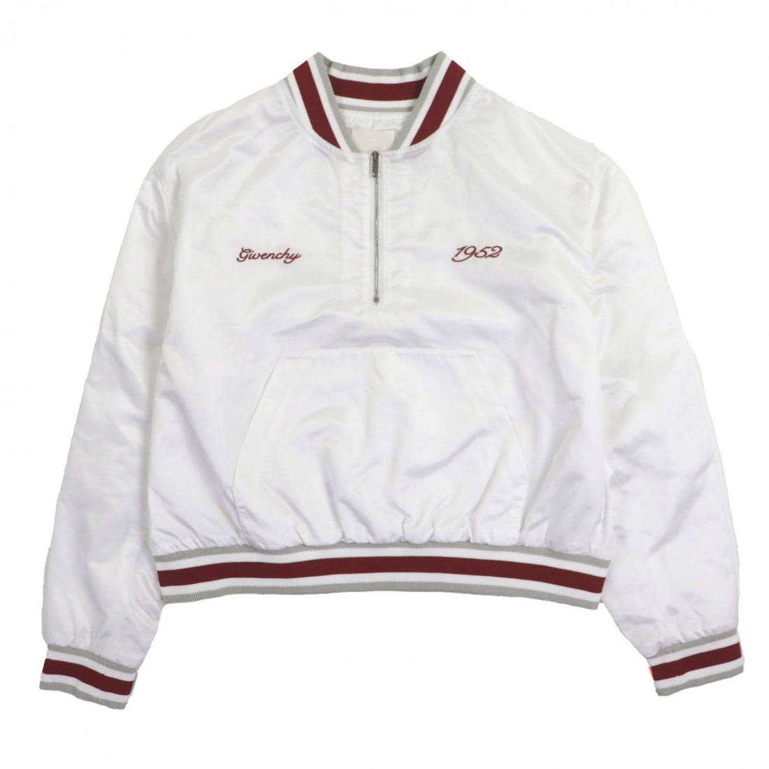 Givenchy Bomber Jacket Bm016N15Eh Nylon White: Material: Nylon Gender: Mens Brand: GIVENCHY Item: Bomber jacket Gender: mens Color: white Material: Outer: 100% nylon, Lining: 100% nylon Accessories: None Notation Size: 46 Size: cm (approx.): Shoul