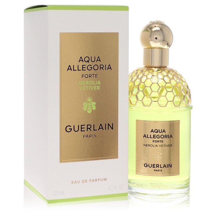 Aqua Allegoria Forte Nerolia Vetiver Cologne By Guerlain Eau De Parfum Spray (Unisex): Brand: Guerlain Size: 4.2 oz Eau De Parfum Spray Grams: 500 Type: Eau De Parfum Spray (Unisex) Fragrance: Cologne for Men Product Disclaimer: Authentic fragrances; some boxes may show shelf wear. We s