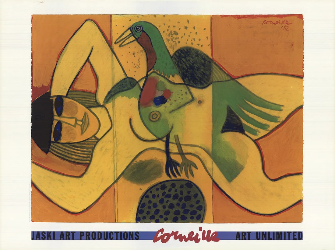 Beverloo Corneille Natasja " Offset Lithograph Contemporary: Artist: Beverloo Corneille Brand: Corneille Beverloo Subject: FiguresNudes Type: Offset Lithograph Artist: Beverloo Corneille Title: Natasja Year: Unknown Signed: No Medium: Offset Lithograph Paper Si