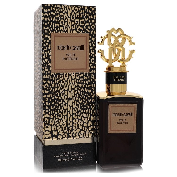 Roberto Cavalli Wild Incense Perfume By Roberto Cavalli Eau De Parfum Spray (Unisex): Brand: Roberto Cavalli Size: 3.4 oz Eau De Parfum Spray Grams: 500 Type: Eau De Parfum Spray (Unisex) Fragrance: Perfume for Women Product Disclaimer: Authentic fragrances; some boxes may show shelf w
