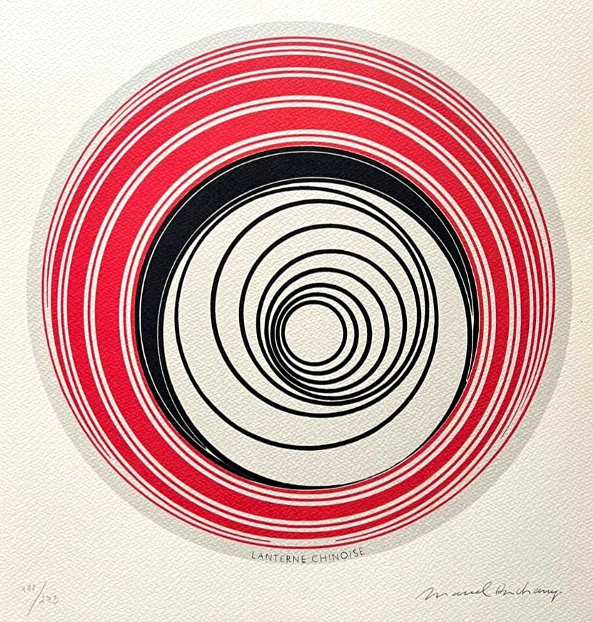 Marcel Duchamp Lithograph Coa Signed In Pen Numbered In Pencil 275 Exe: Brand: Unbranded Marcel Duchamp "THE Chinese front " Lithograph of an original work by Marcel Duchamp, printed in 1986 32 x 34 cm 275 hand numbered specimens Signature Marcel Duchamp On the original C