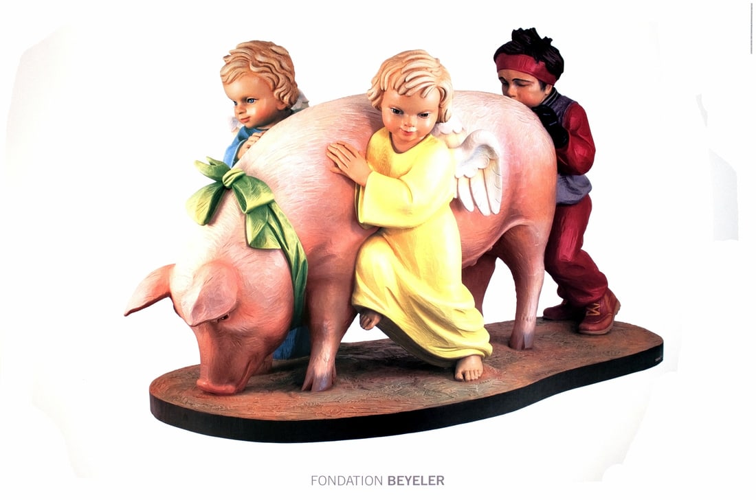 Jeff Koons Ushering In Banality " Poster Pop Art Multicolor Pi: Artist: Jeff Koons Brand: Koons Jeff Country/Region Of Origin: Switzerland Exact Year: 2011 Height: 27.5 Item Height: 27.5 Item Width: 39.5 Subject: Animals Type: Offset Lithograph Year Of Production: