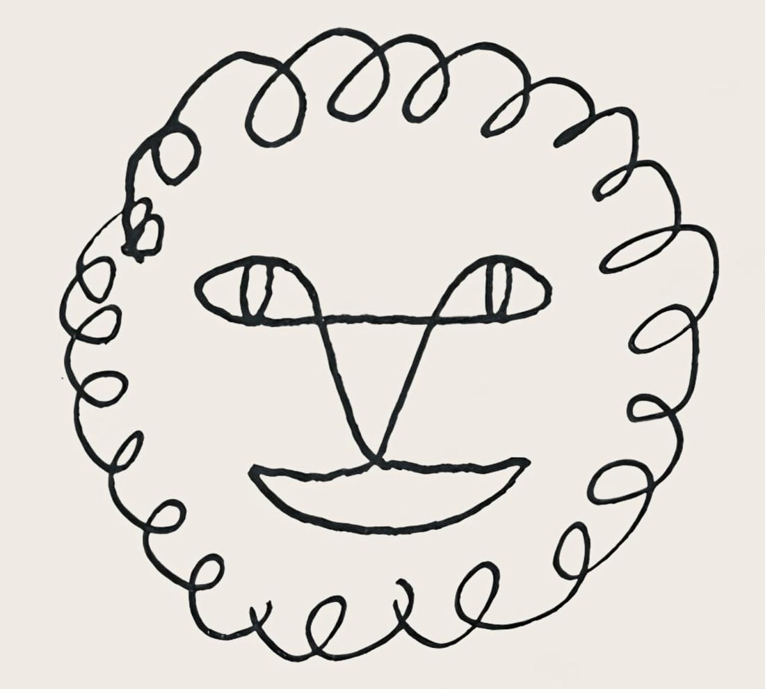 Alexander Calder, Composition, A Bestiary, Letterpress Print: Letterpress printing on spcialement fabriqu Curtis Rag vlin paper. Paper Size: 12.5 x 9.1875 inches. Excellent condition. Inscription: Unsigned and unnumbered, as issued. Notes: From the album, A Best