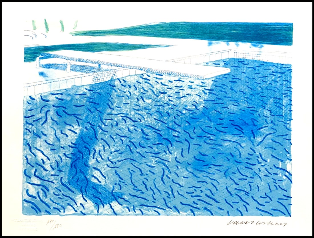 David Hockney Lithograph Coa Signed Numbered Limited 180 (1 of 11)