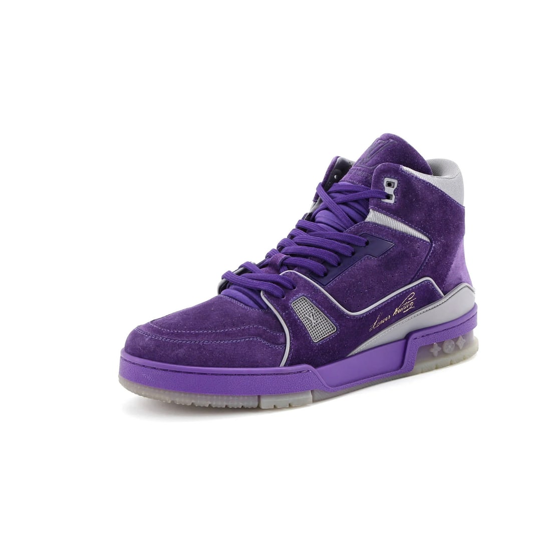 Louis Vuitton Men'S Lv Trainer Sneakers Suede (1 of 6)