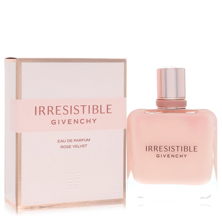 Irresistible Givenchy Rose Velvet Perfume By Givenchy Eau De Parfum Spray: Brand: Givenchy Size: 1.7 oz Eau De Parfum Spray Grams: 400 Type: Eau De Parfum Spray Fragrance: Perfume for Women Product Disclaimer: Authentic fragrances; some boxes may show shelf wear. We strongly