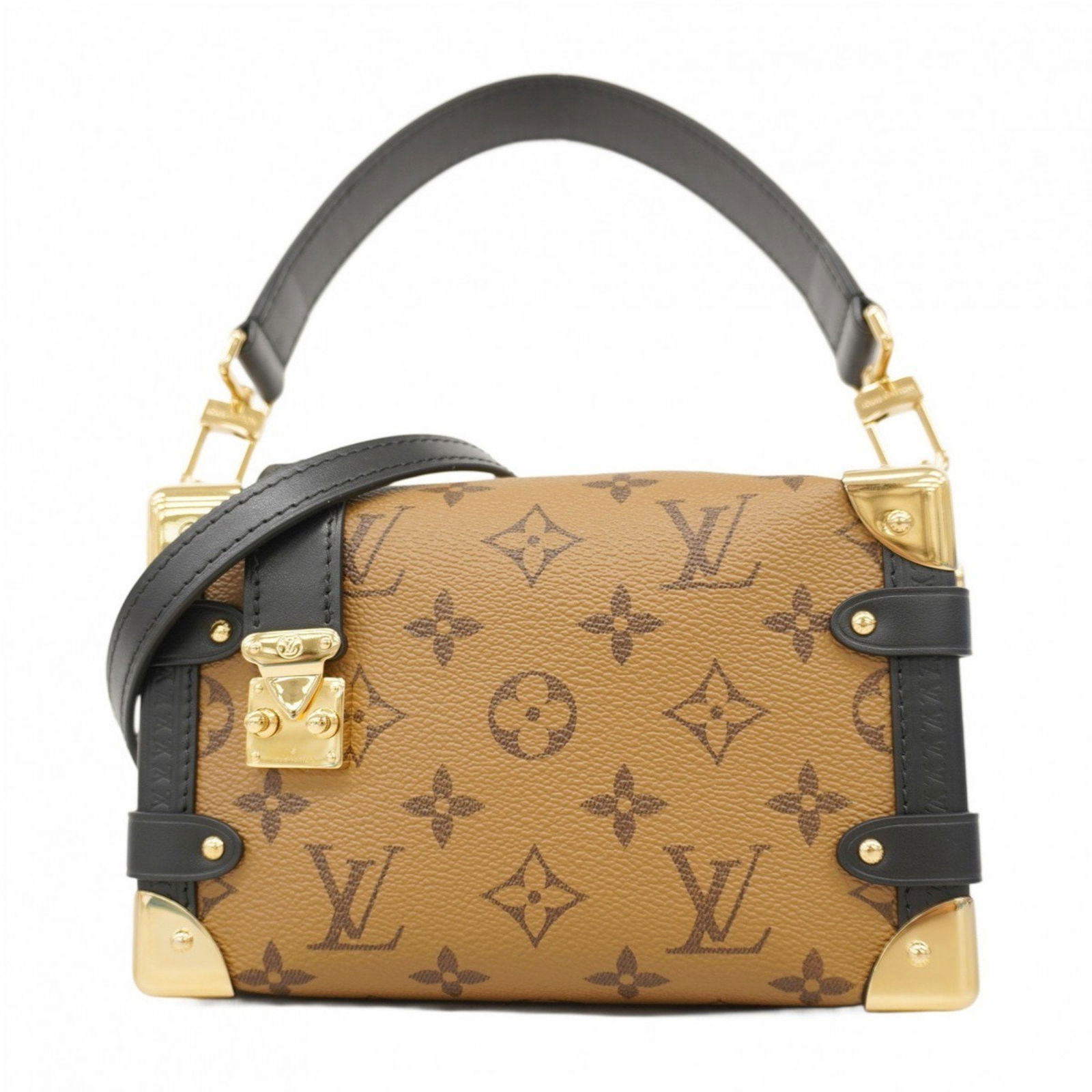 Louis Vuitton Monogram Reverse Side Trunk Pm M47139 Handbag (1 of 9)