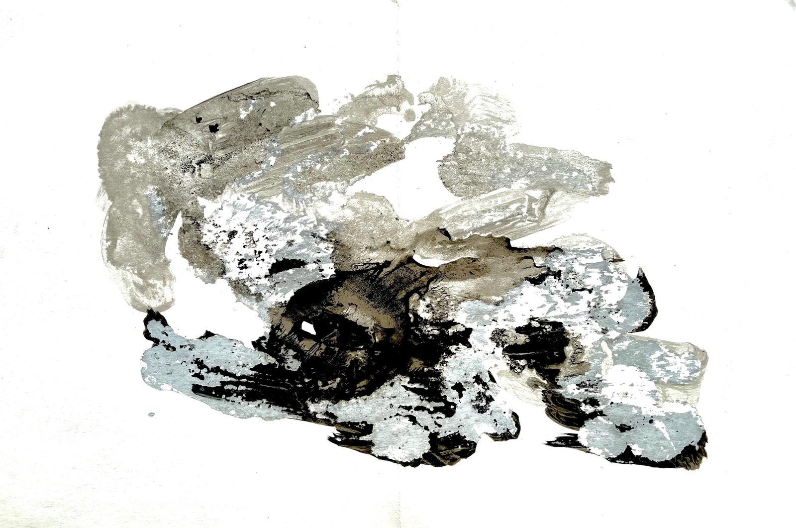 Franois Fiedler, Composition, Derrire Le Miroir, Lithograph (1 of 5)