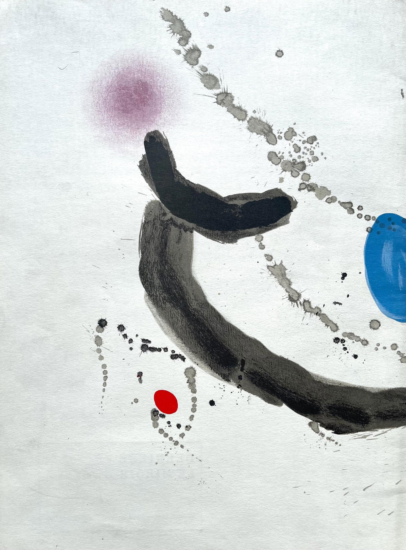 Joan Mir, Composition, Derrire Le Miroir, Lithograph (1 of 5)