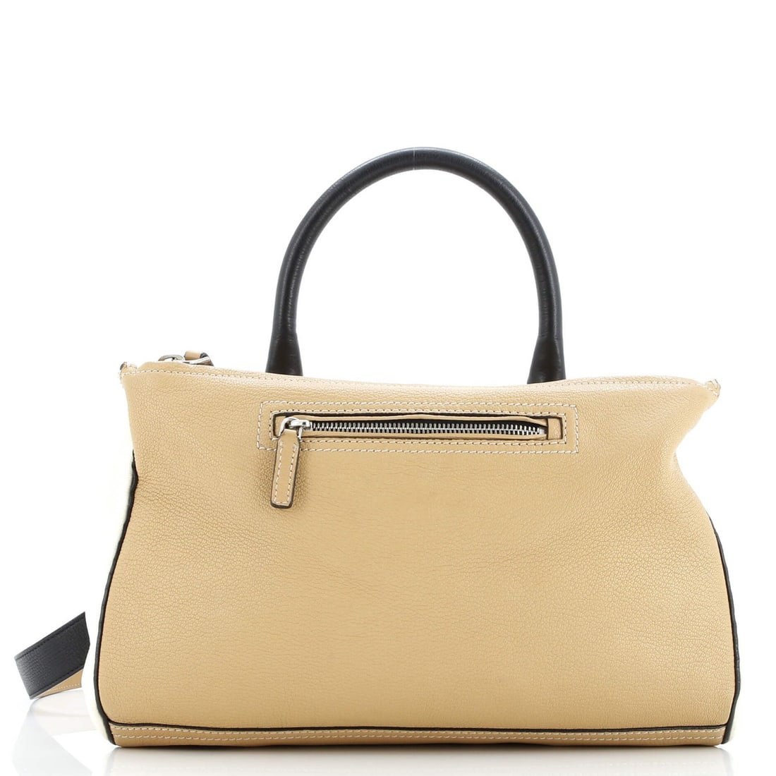 Givenchy Pandora Bag Leather Medium: Brand: Givenchy Exterior Material: Leather Style: Shoulder Bags Exterior Color: Neutral Size: Medium Accessories: With Strap Measurements: Handle Drop 8", Height 9.5", Width 13", Depth 6.5", Strap Dro