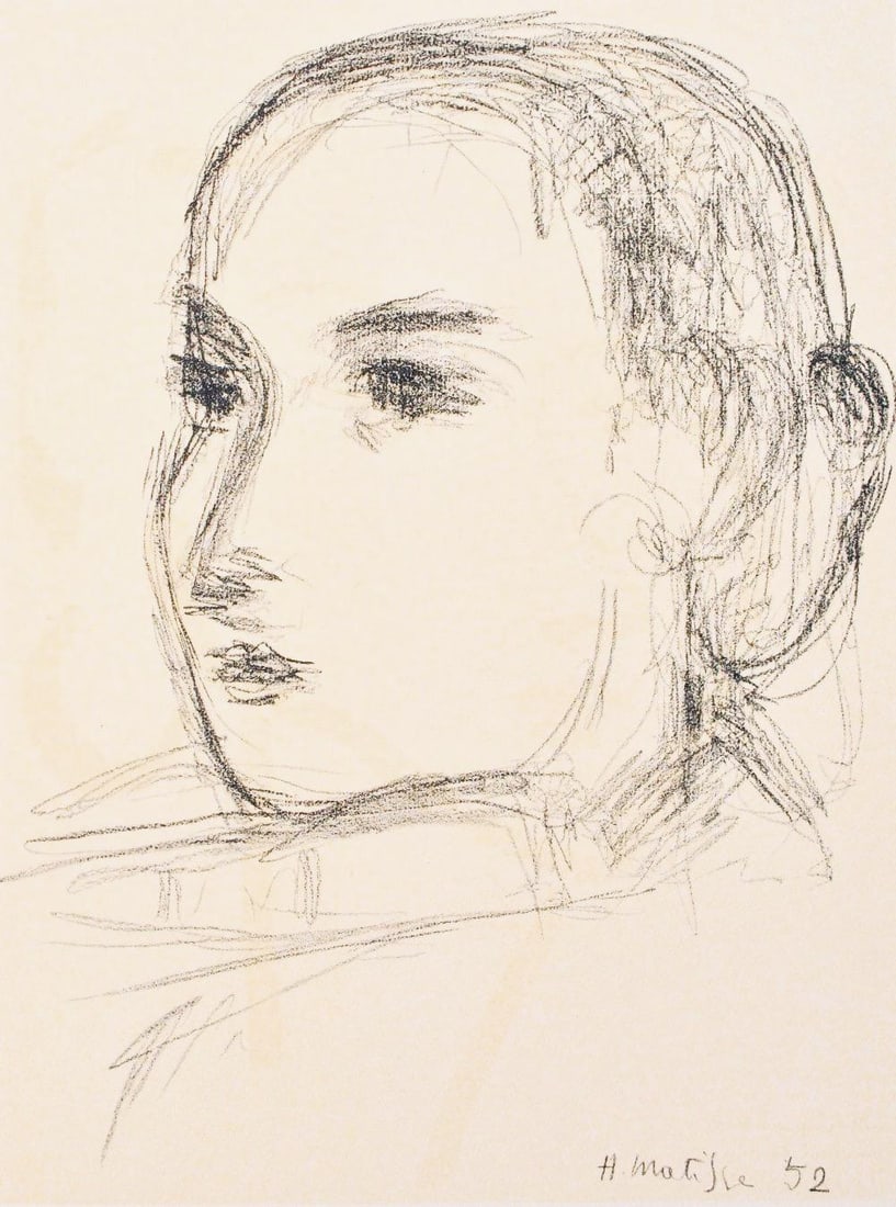 Henri Matisse, Madame Suzanne Bistesi, Portraits Par Henri Matisse, Hliogravure (1 of 8)