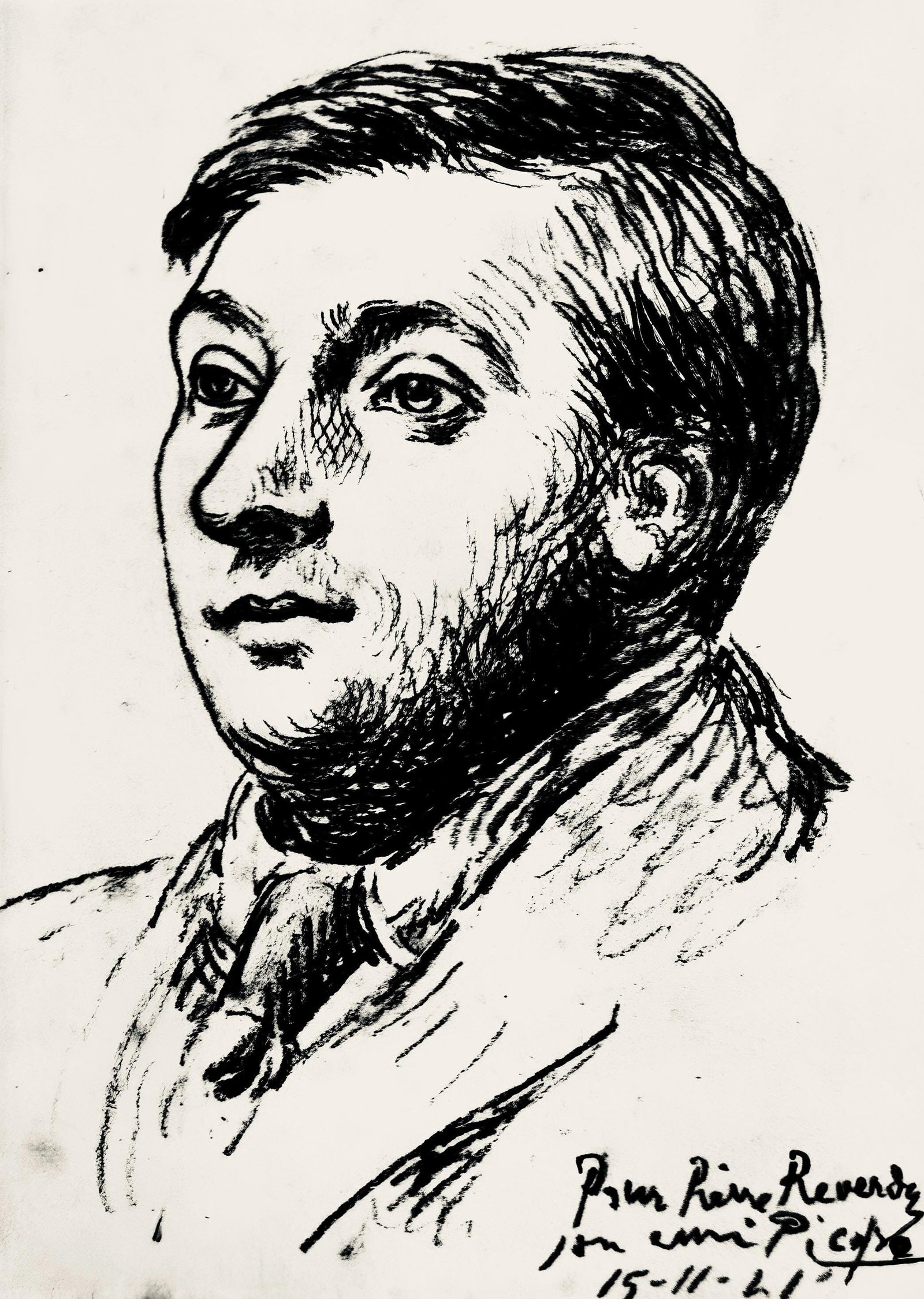 Pablo Picasso, Composition (Hodorisch C14; Hubert 168), Cumes De La Mer, Lithograph (1 of 6)