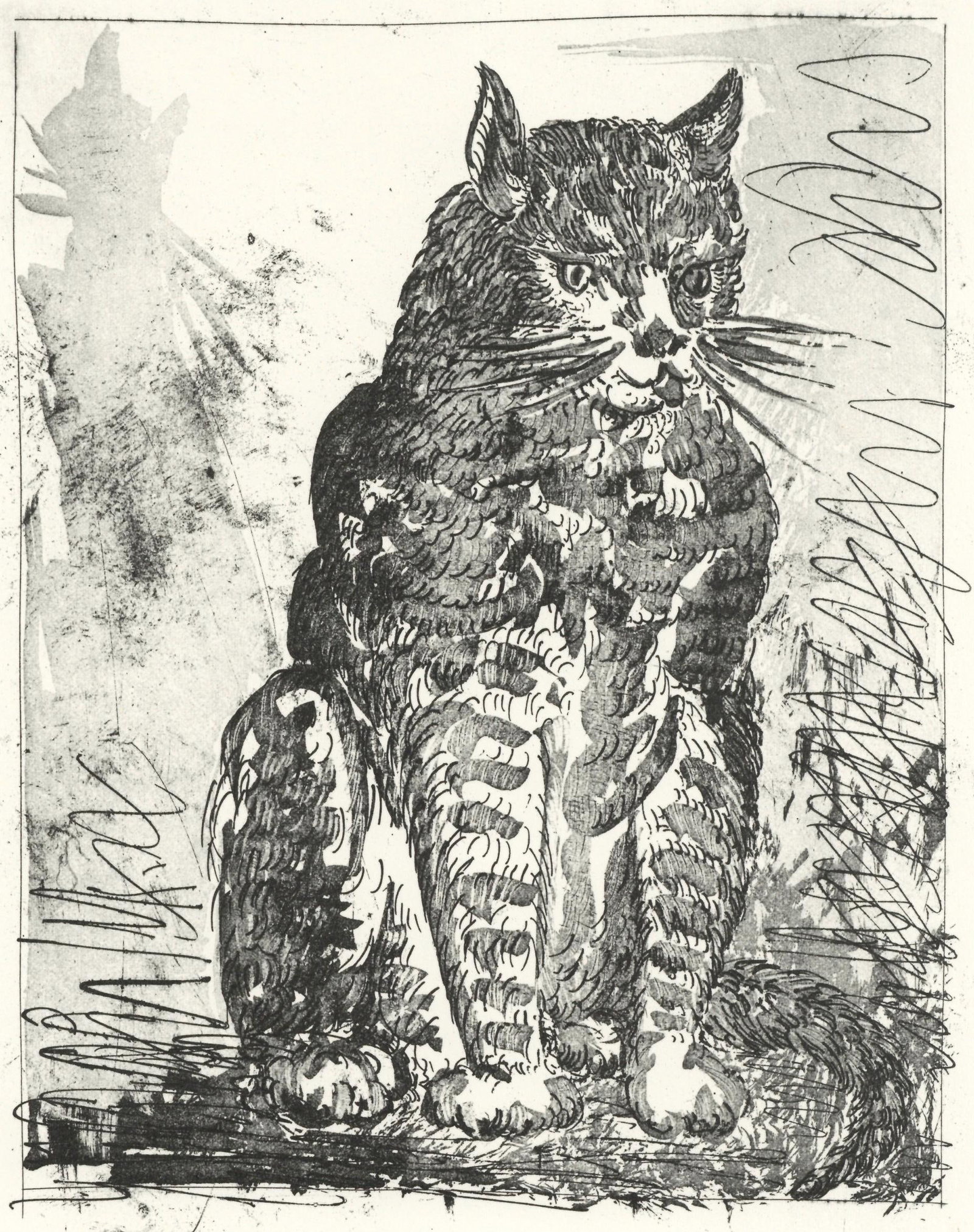 Pablo Picasso, Le Chat (The Cat) (Orozco P.82), Histoire Naturelle, Lithograph (1 of 10)