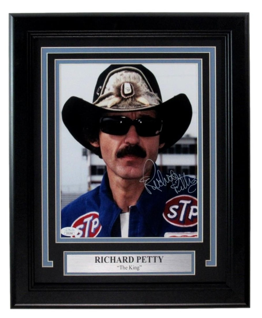 Richard Petty Nascar Signed/Autographed 8X10 Photo Framed Jsa 198480 (1 of 4)