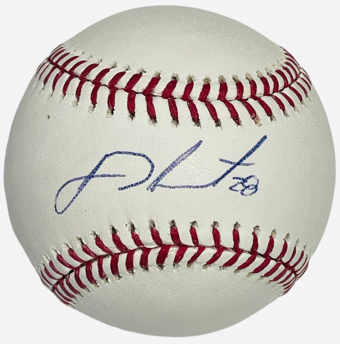 Jd Martinez Autographed Baseball: JD Martinez Autographed Baseball Signed in blue pen across the sweet spot on an official Major League Robert Manfred baseball Authenticity is provided by Rich Altman's and will be accompanied with a C