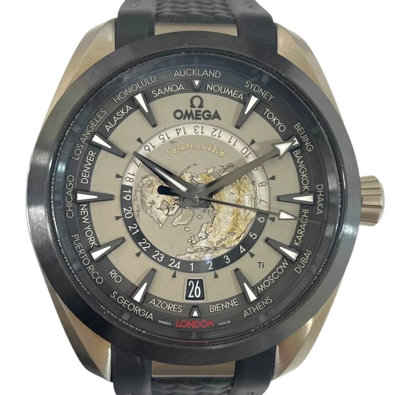 Omega Seamaster Aqua Terra Gmt Worldtimer 220.92.43.22.99.001 Titanium (1 of 9)