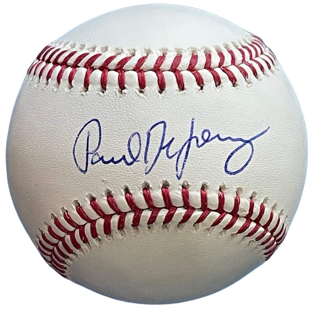 Paul Dejong Autographed Official Major League Baseball (Jsa): Brand: James Spence Authentication (JSA) Paul DeJong Autographed Official Major League Baseball Signed in blue ink across the sweet spot on this Official Robert Manfred Baseball. Product Disclaimer: N