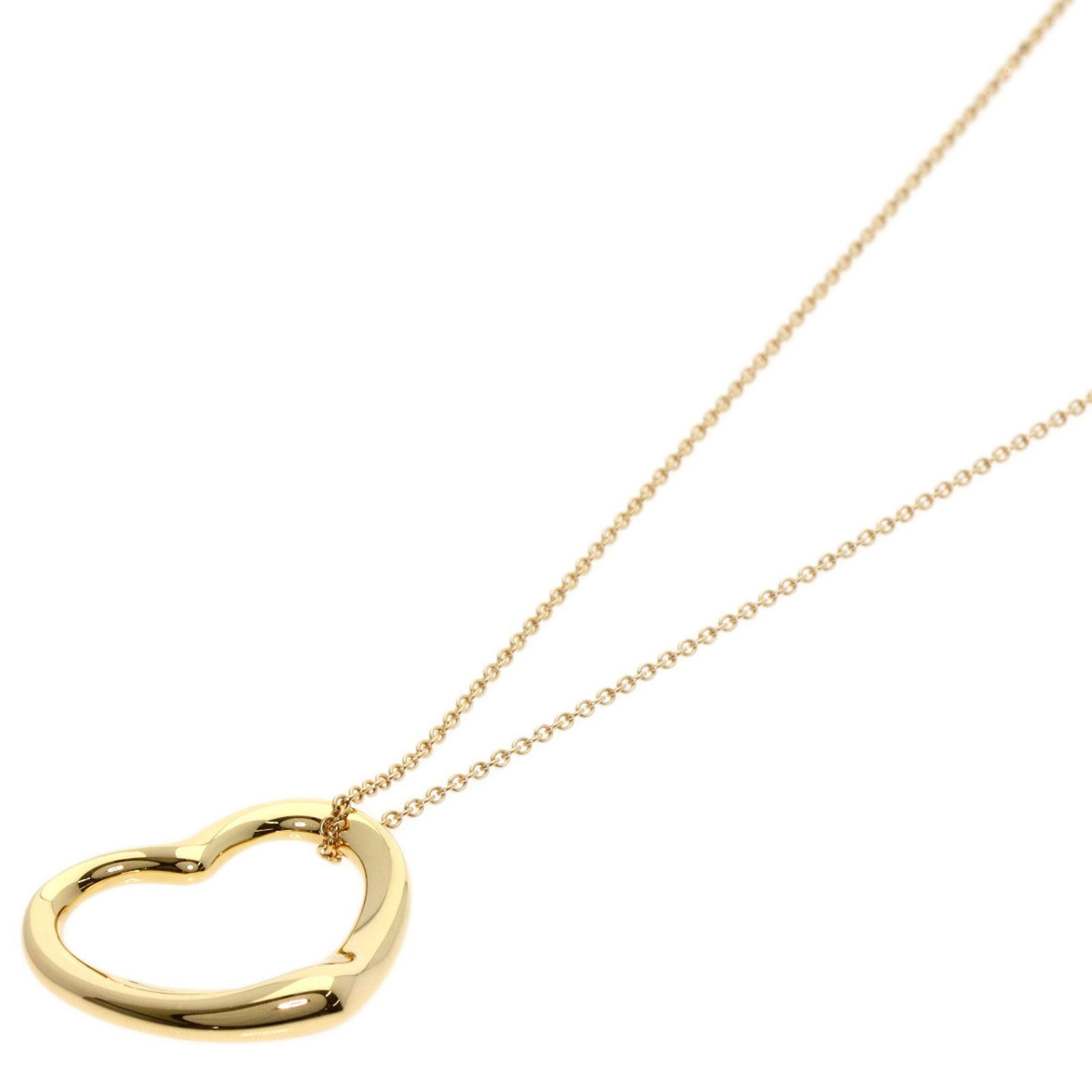 Tiffany Open Heart Necklace 18K Yellow Gold (1 of 7)
