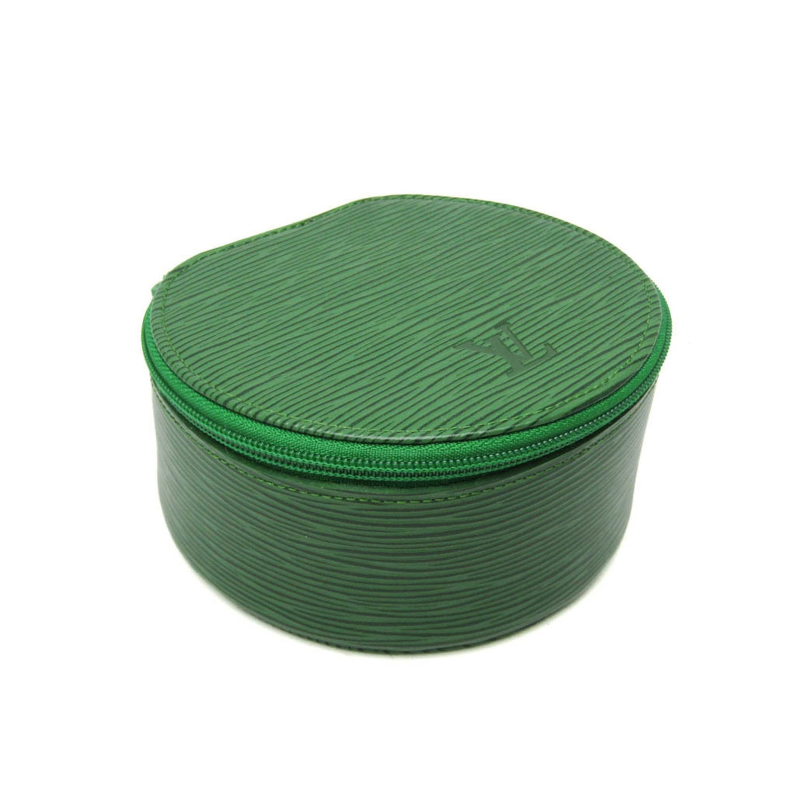 Louis Vuitton Epi Jewelry Case 12 M48204 Jewelry Case Borneo Green Epi Leather (1 of 8)