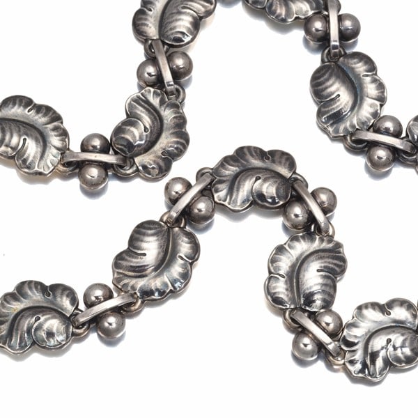 Georg Jensen Necklace Moonlight Grapes 96A 925 Sterling Silver (1 of 5)