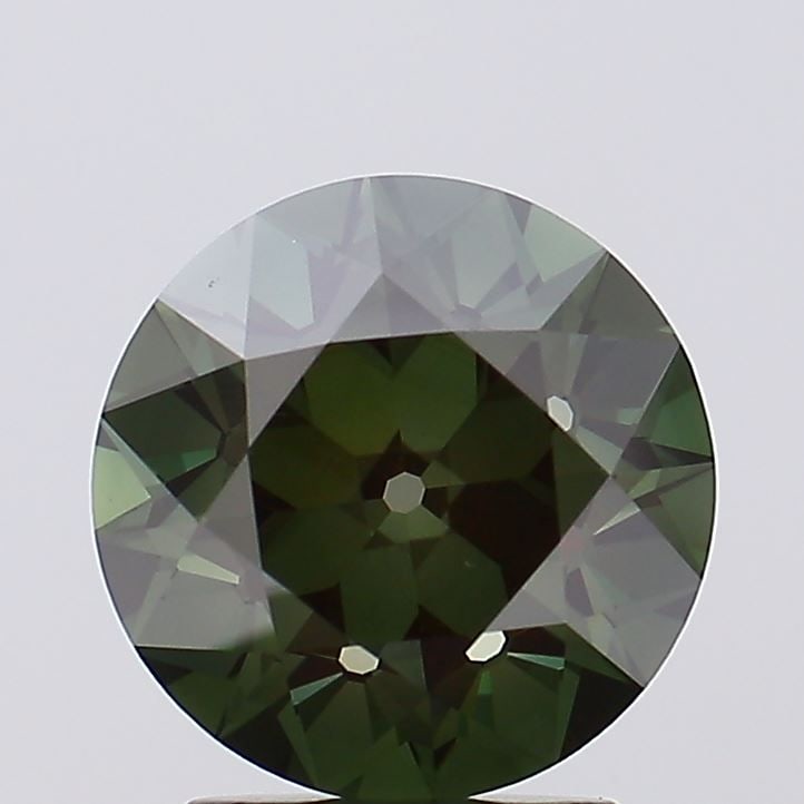 European Cut 2.53Ct Fancy Deep Green Vs1 - Loose Lab Diamond (1 of 1)