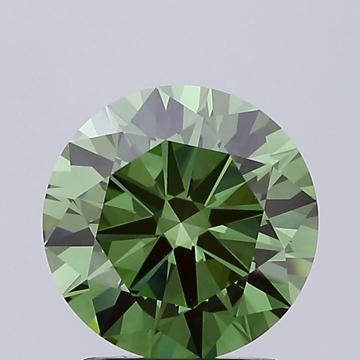 Round 1.94Ct Fancy Vivid Green Vvs2 - Loose Lab Diamond (1 of 1)