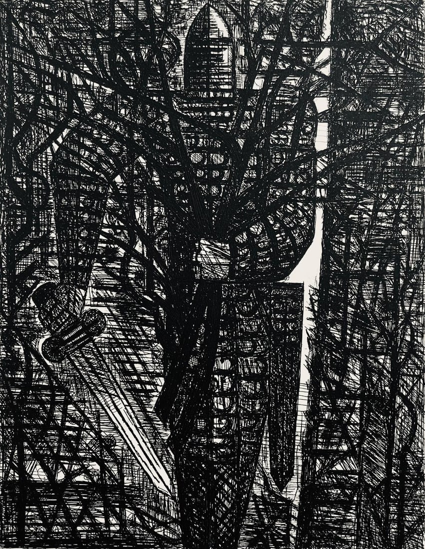 Marcel Gromaire, La Foret En Marche, Scne Xxiii, Shakespeare, Macbeth, Eaux-Fortes De Gromaire, (1 of 8)