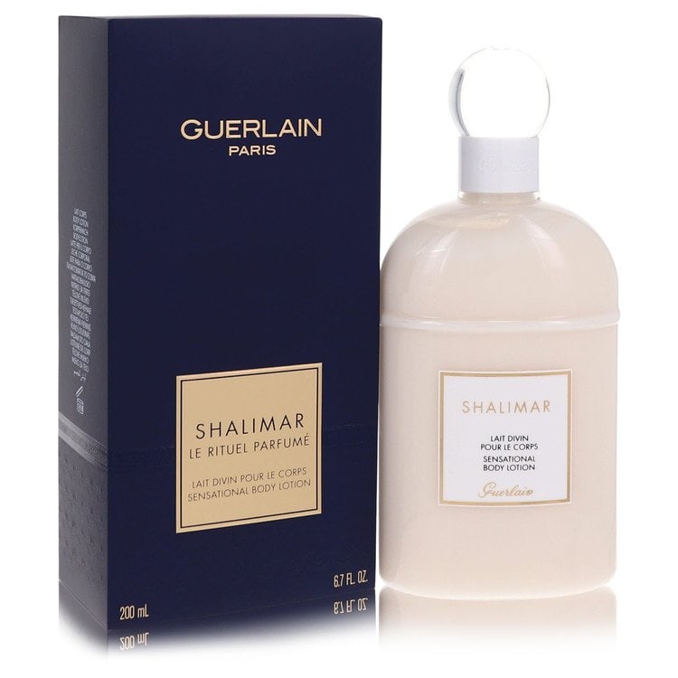 Shalimar Perfume By Guerlain Body Lotion: Brand: Guerlain Size: 6.7 oz Body Lotion Grams: 600 Type: Body Lotion Fragrance: Perfume for Women Product Disclaimer: Authentic fragrances; some boxes may show shelf wear. We strongly encourage bidde
