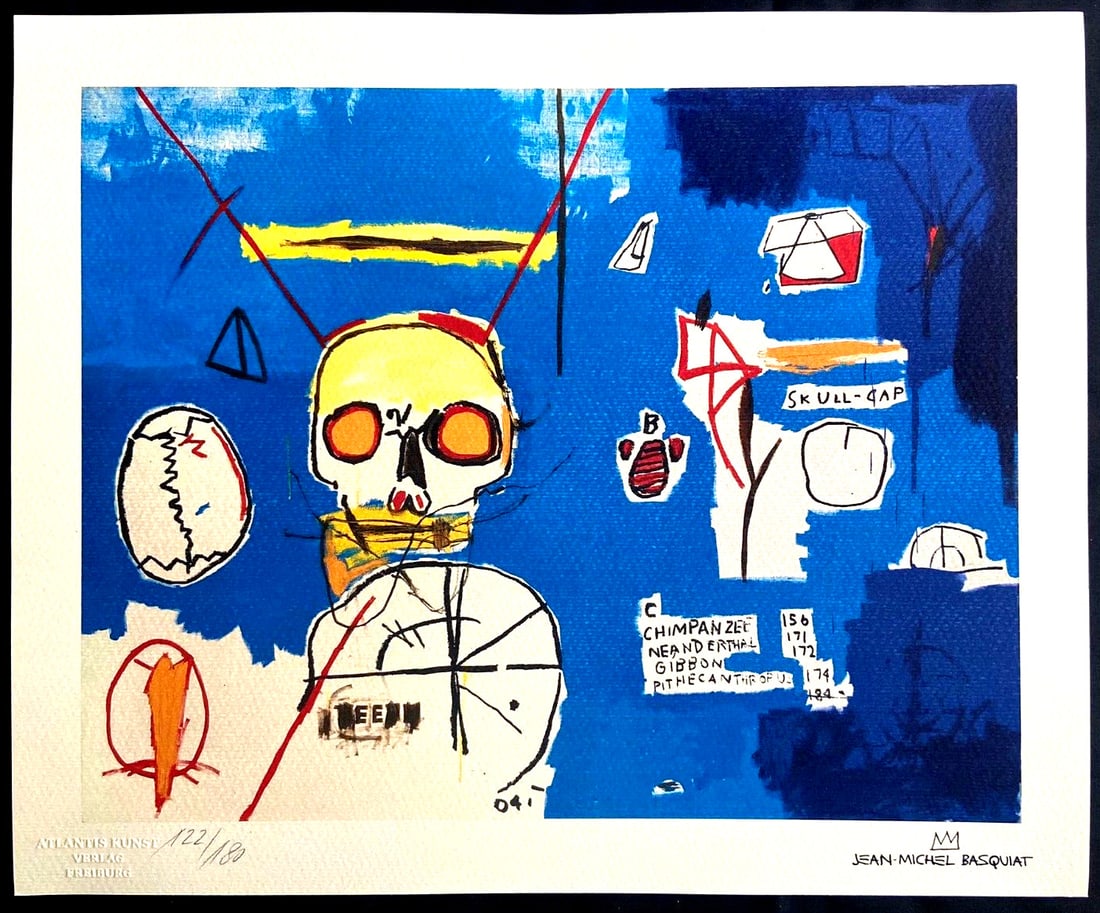 Jean-Michel Basquiat Lithograph Signed Hand Numbered (1 of 11)