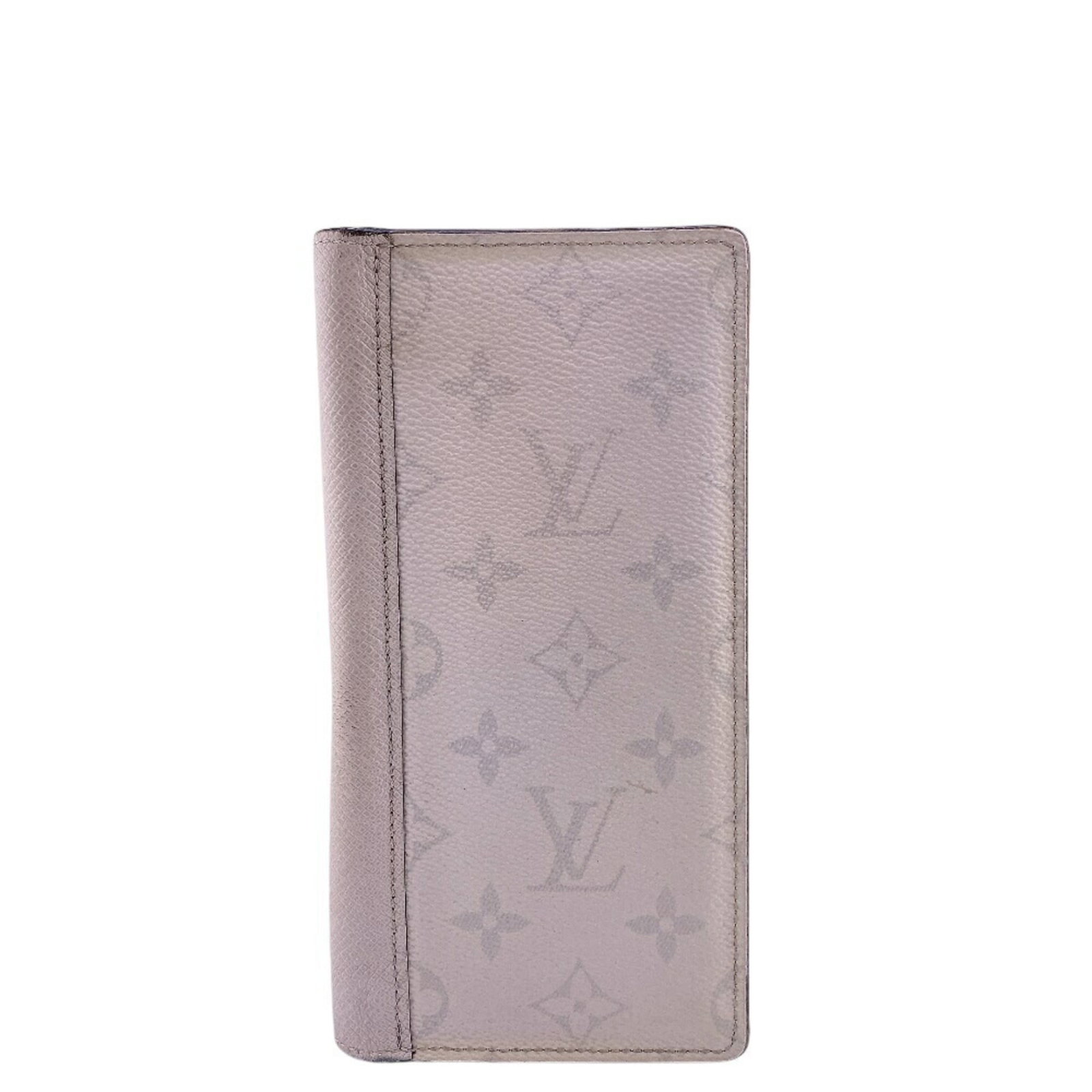 Louis Vuitton Louis Vuitton Wallet M30298 Portefeuille Brazza Taigarama Long White: Brand: Louis Vuitton Type: Long Wallet (Bi-Fold) Gender: Men Material: Monogram , Canvas Color: Light Pink, White Size (Hxwxd): 19cm x 9.3cm / 7.48'' x 3.66'' Condition: Used (acceptable), Traces of u