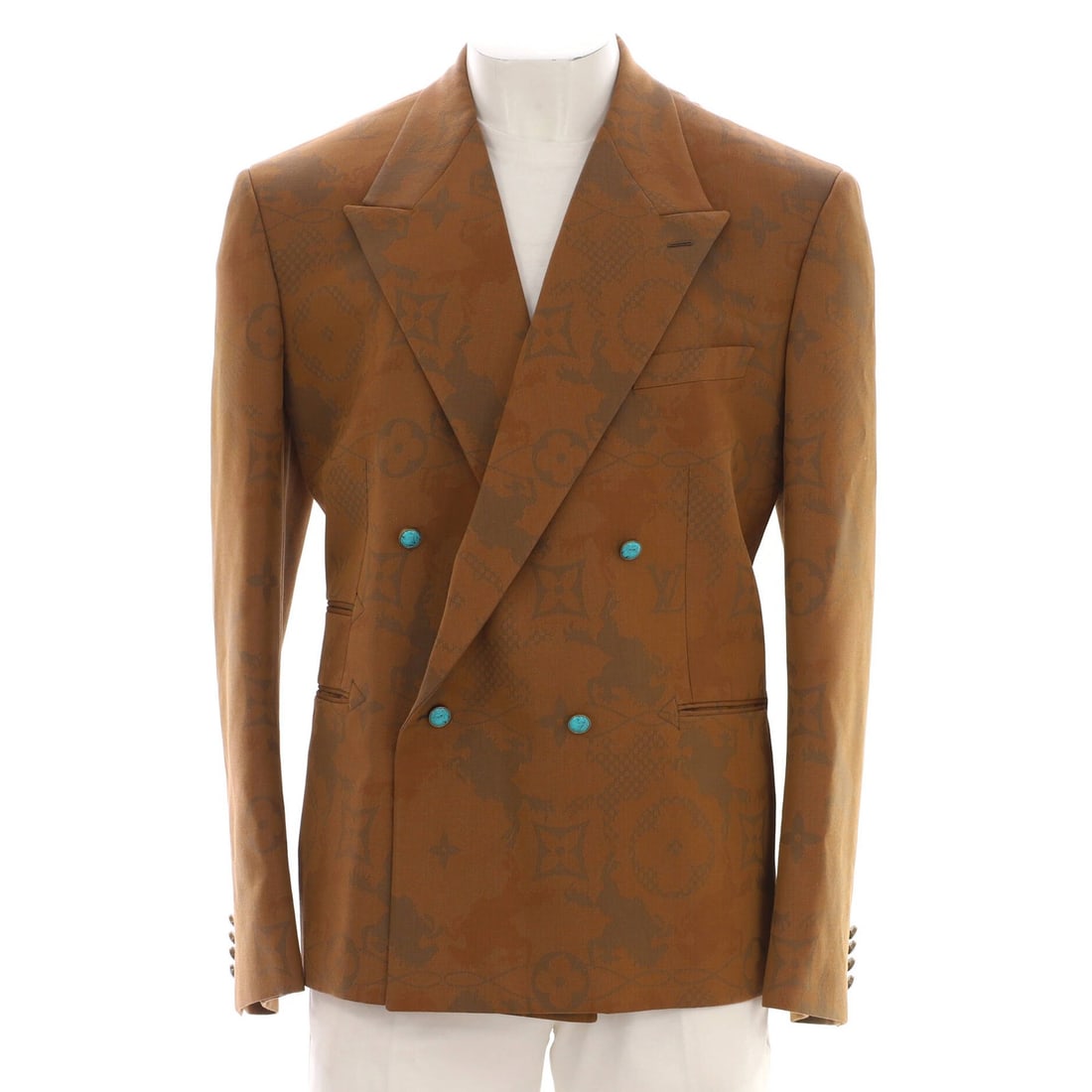 Louis Vuitton Geo Rodeo Double Breasted Jacket Wool Jacquard (1 of 4)