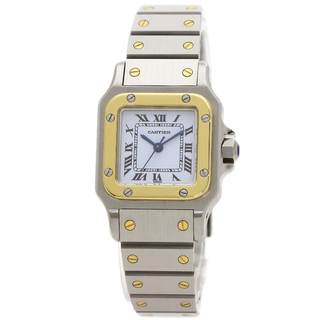 Cartier Santos Sm Carre Watches 82036288 Stainless Steel/Ssxk18Yg (1 of 20)