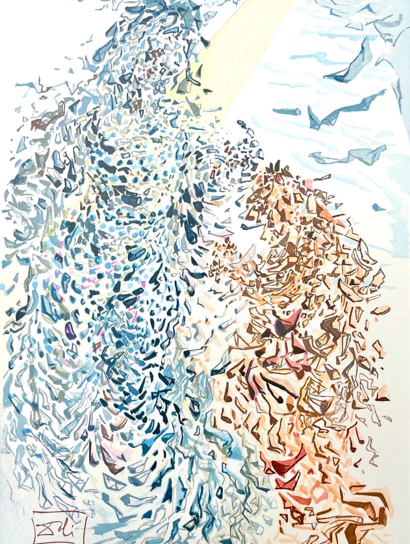 Salvador Dali, Paradies Xi (Michler/Lpsinger 1039-1138; Field 189-200), Die Gttliche Komdie, (1 of 6)