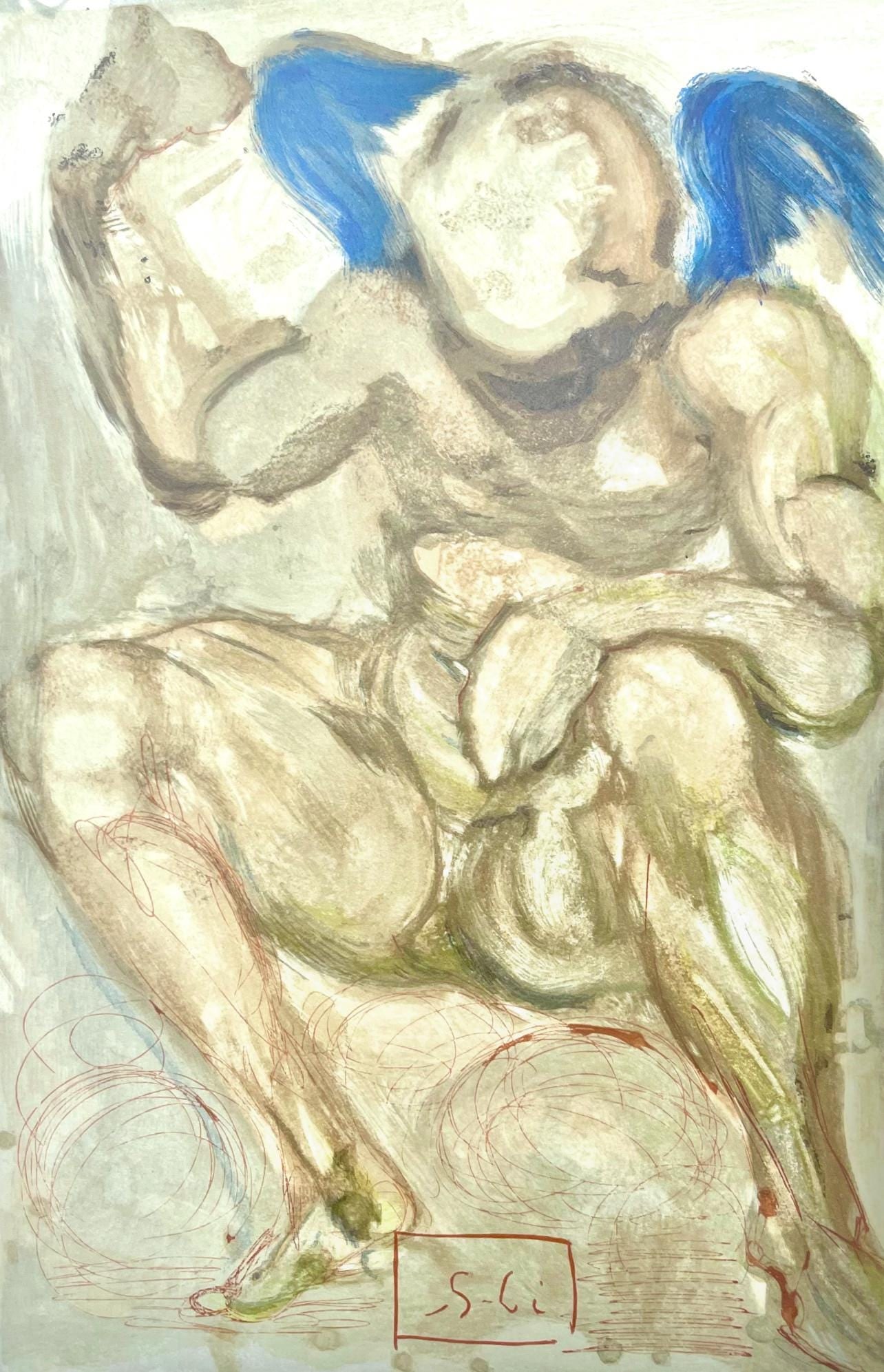 Salvador Dali, Fegefeuer Xv (Michler/Lpsinger 1039-1138; Field 189-200), Die Gttliche Komdie, (1 of 6)