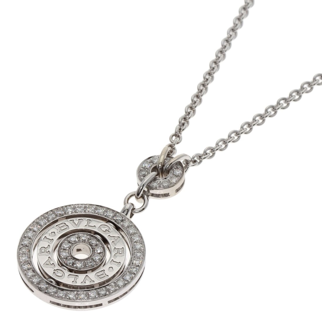 Bvlgari Astrale Cerki Diamond Necklace K18 White Gold (1 of 6)