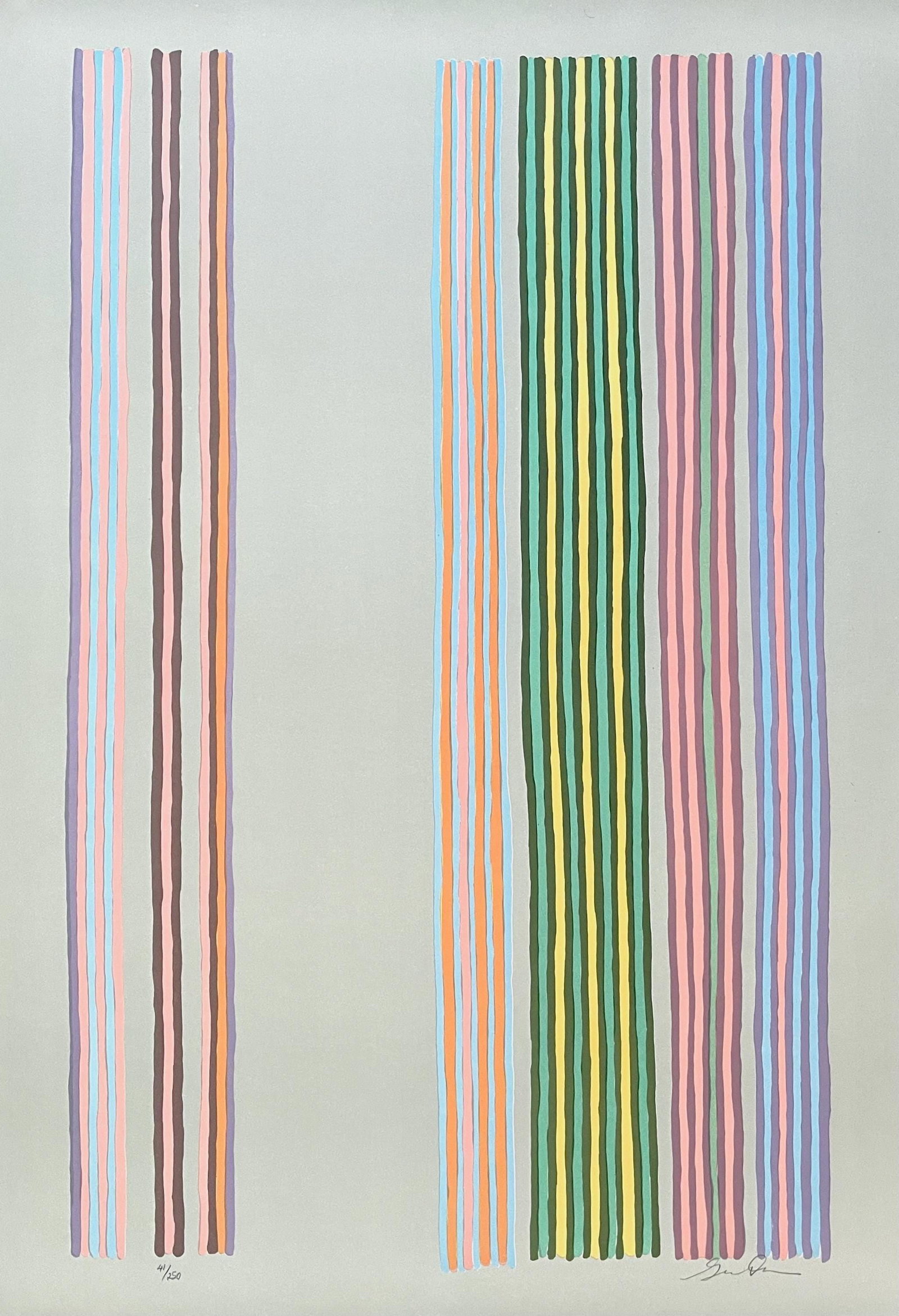 Gene Davis, Royal Curtain, Lithograph (1 of 5)