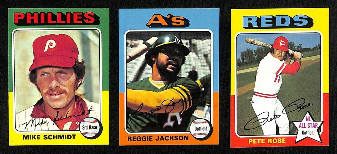 1975 Topps Baseball Complete Set (660) Aaron, Yount, Brett, Ryan 194622 (1 of 12)