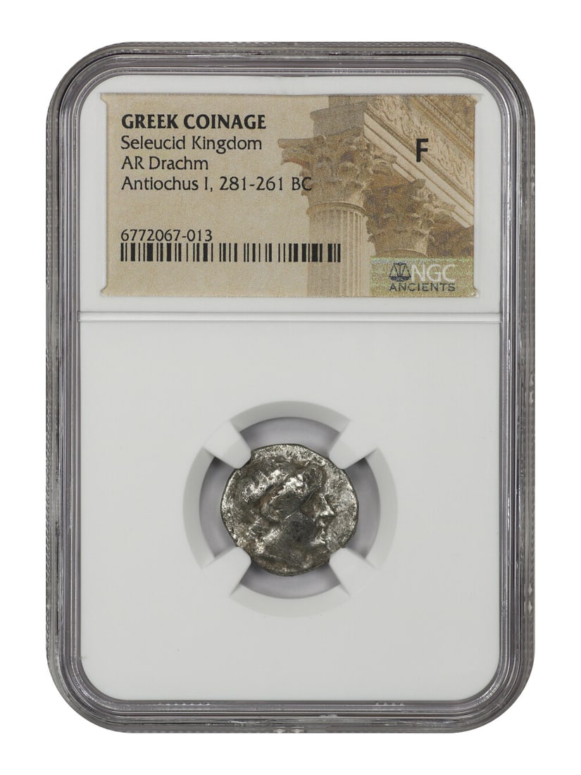 Ancient Greek: Antiochus I (281-261 Bc) Ar Drachm Ngc Fine (Seleucid Kingdom) (1 of 4)