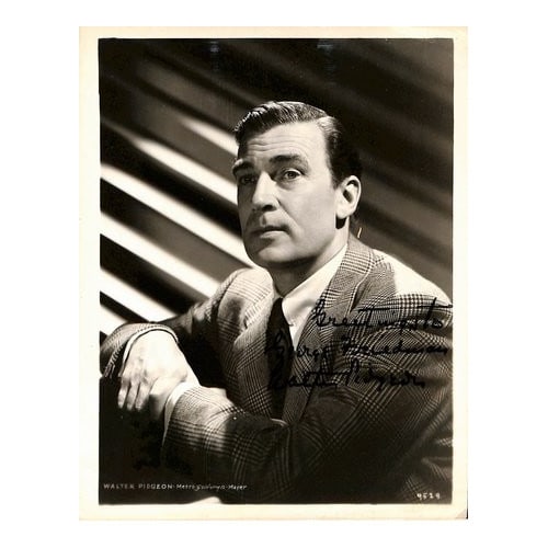 Walter Pidgeon Actor D.1984Signed/Autographed 8X10 B&W Photo Jsa 187819 (1 of 2)