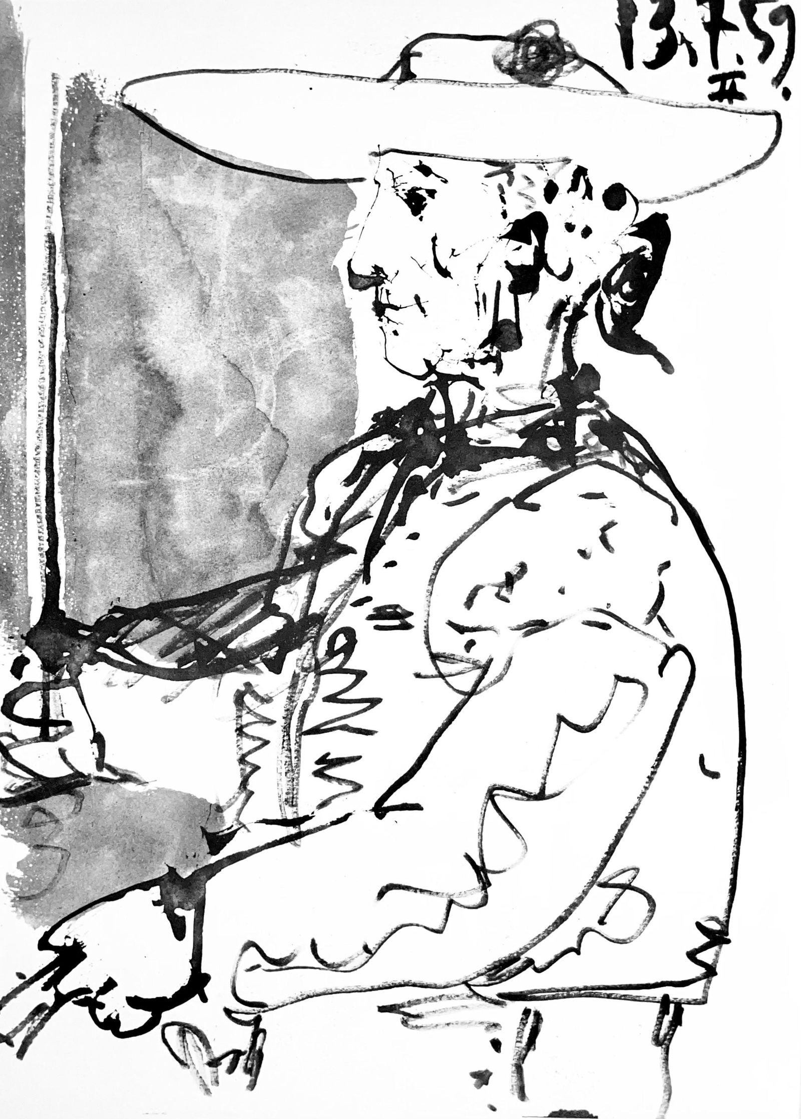 Pablo Picasso, Composition (Bloch 1276; Czwiklitzer 23), Toros Y Toreros, Lithograph (1 of 7)