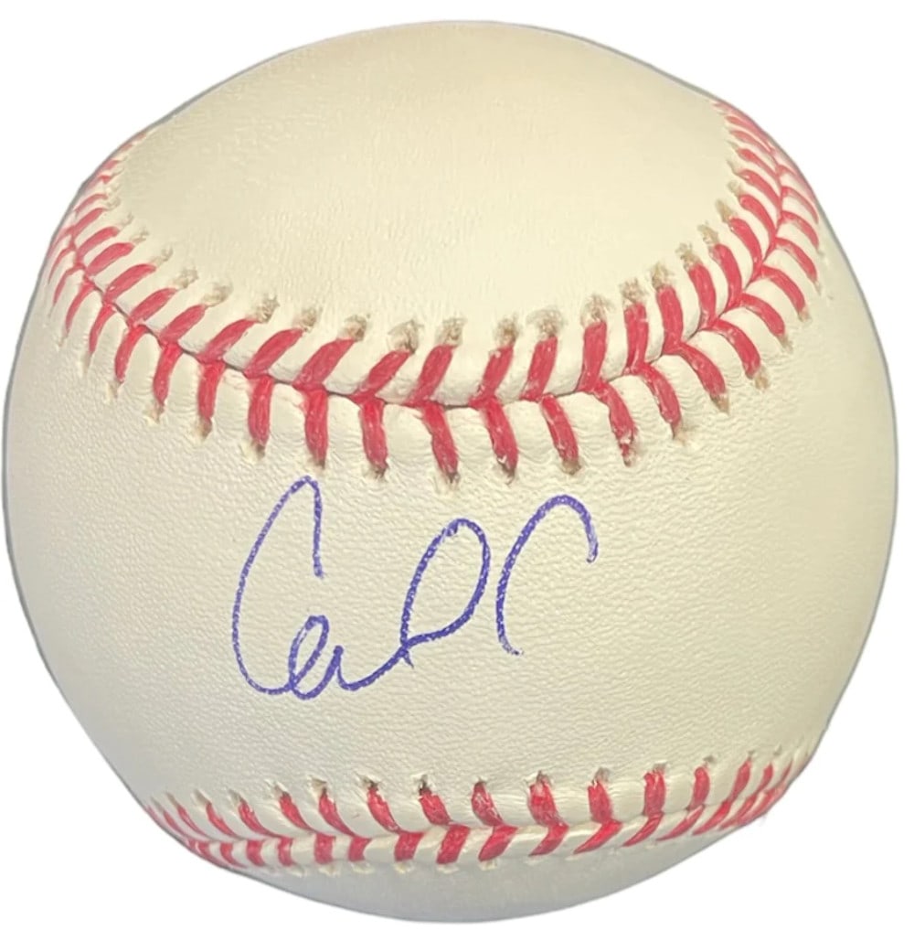 Carlos Correa Autographed Baseball (Jsa): Brand: James Spence Authentication (JSA) Carlos Correa Autographed Baseball Signed in blue pen across the sweet spot of an officialMajor League Robert Manfred baseball Authenticity is provided by Jame