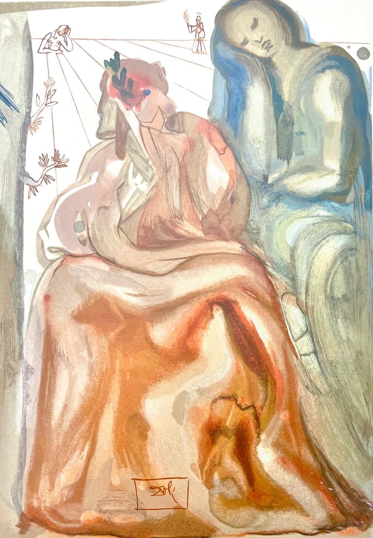 Salvador Dali, Fegefeuer Xxxi (Michler/Lpsinger 1039-1138; Field 189-200), Die Gttliche Komdie, (1 of 6)