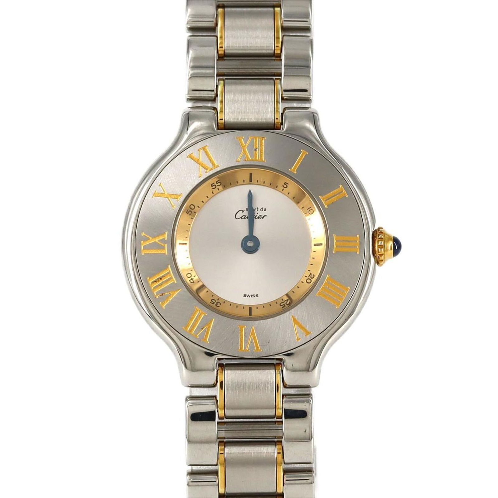 Cartier Must 21Sm Two-Tone W10073R6 Ssxyg Quartz Watch (1 of 8)