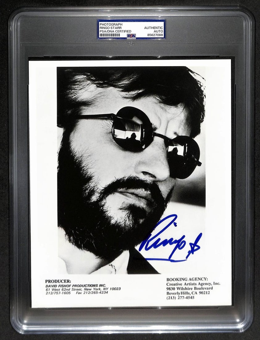 Ringo Starr Signed/Autographed 8X10 B/W Photo Psa/Dna/Beckett 200228 (1 of 4)