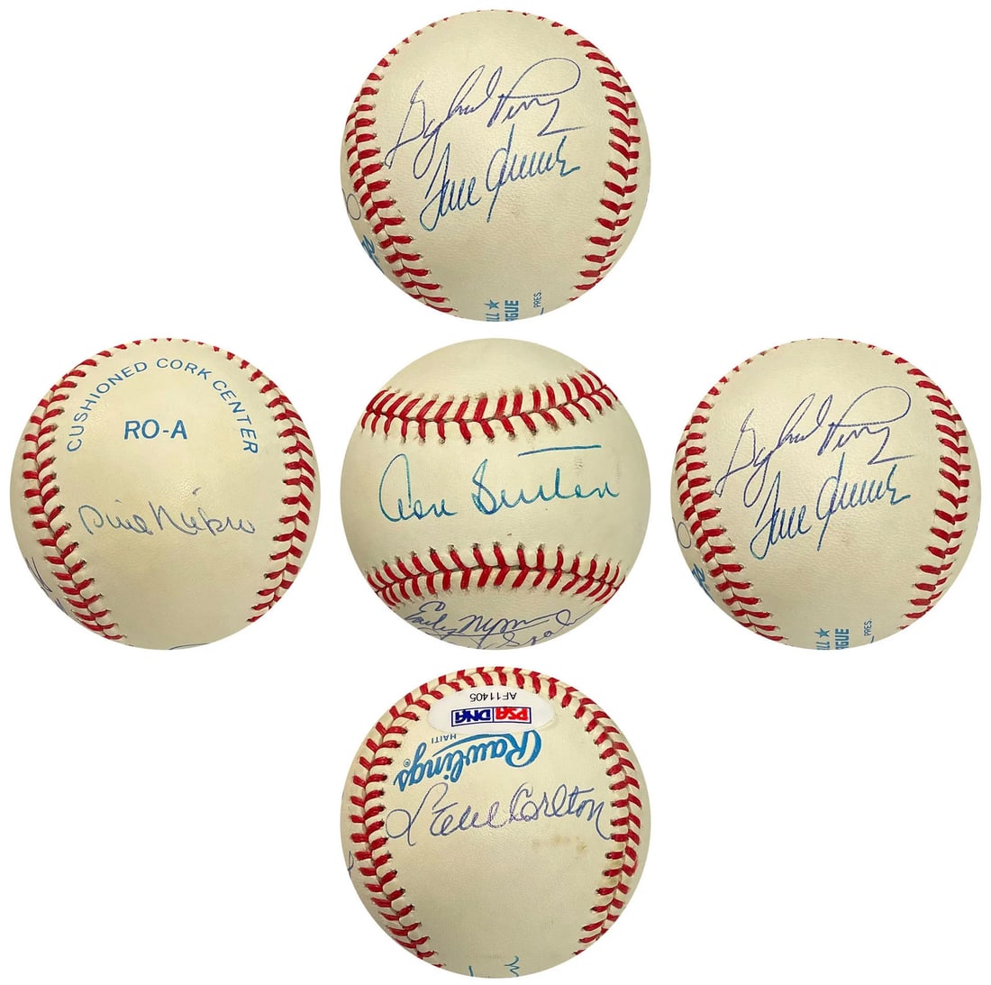 300 Win Club Autographed Baseball (Psa) (1 of 6)