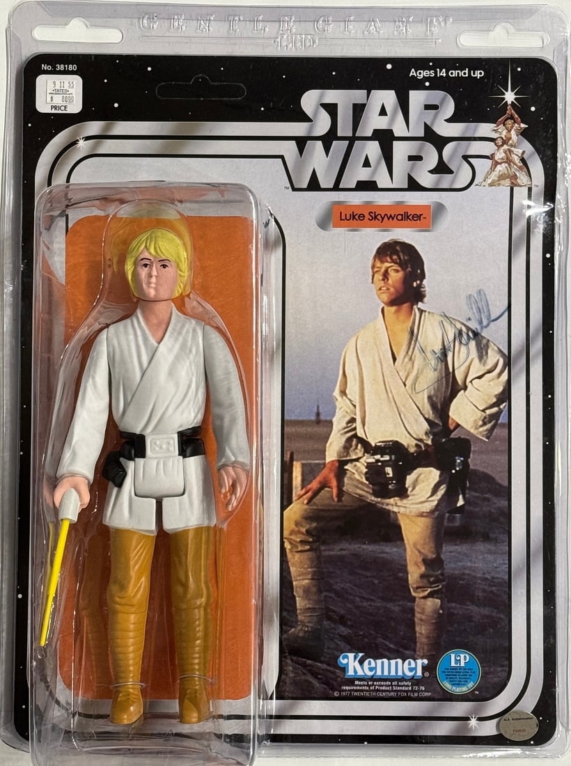 Mark Hamill Signed Princess Luke Skywalker Star Wars Kenner Action Figure Sealed (1 of 5)