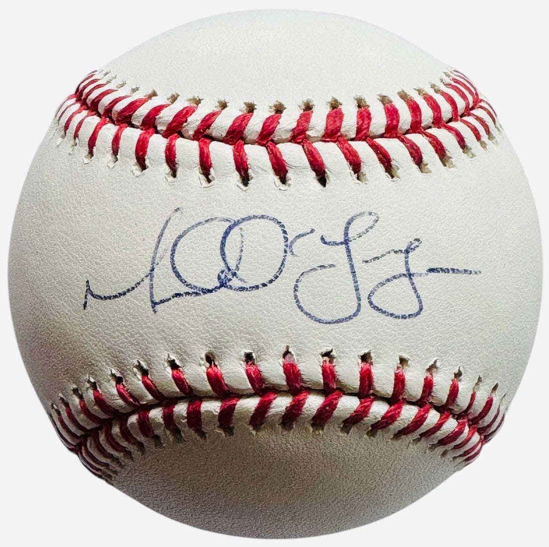 Michael Lorenzen Autographed Official Major League Baseball (Mlb): Brand: MLB Michael Lorenzen Autographed Official Major League Baseball Signed in blue pen across the sweet spot of a Robert Manfred baseball Product Disclaimer: Not affiliated with any team or league.