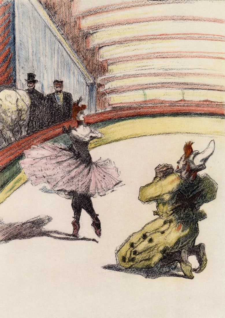 Henri De Toulouse-Lautrec, Le Rappel, The Circus By Toulouse-Lautrec, Lithograph (1 of 8)